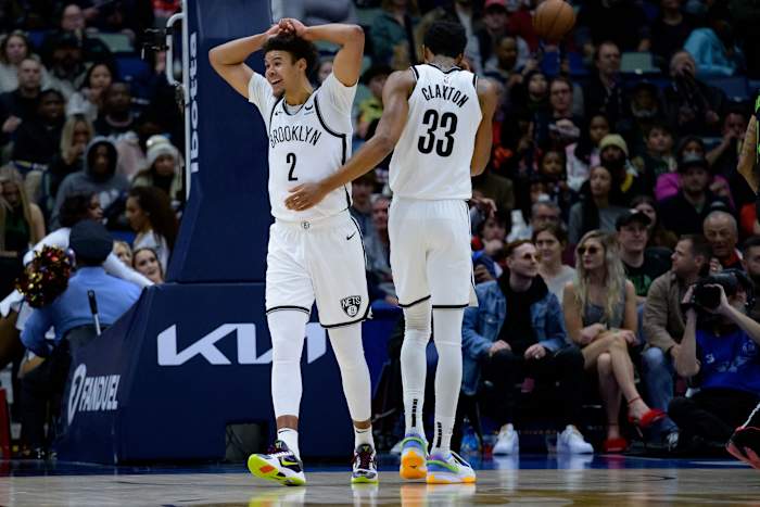 Brooklyn Nets forward Cameron Johnson (2)